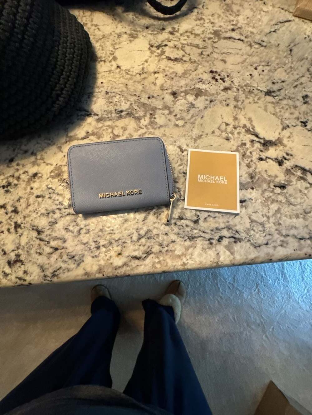 Michael Kors Jet Set Travel  Wallet Blue